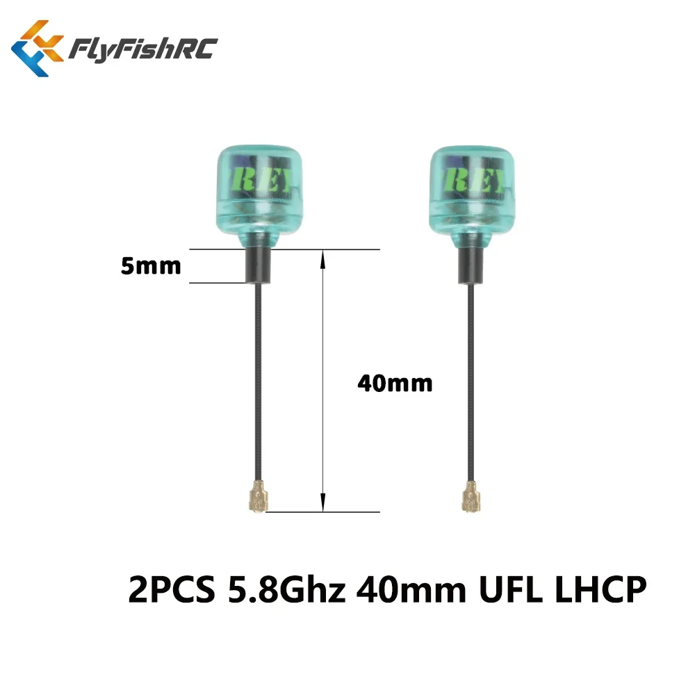 Jjrc Drone X12 - 2PCS FlyFishRC Osprey 5,8Ghz 40mm Ipex