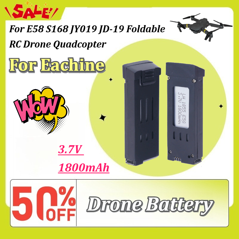 Eachine Drone E58 - Neue 3,7 V 1800 mAh wiederaufladbare