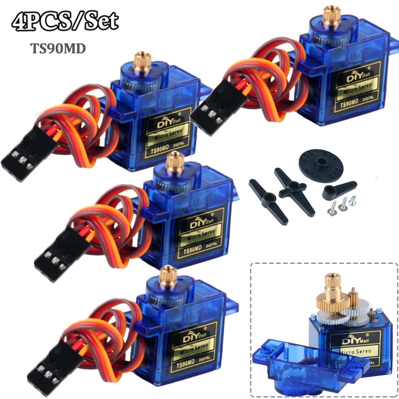 Rc Helicopter Motor - 4 Stück TS90MD Micro Digital Servomotor