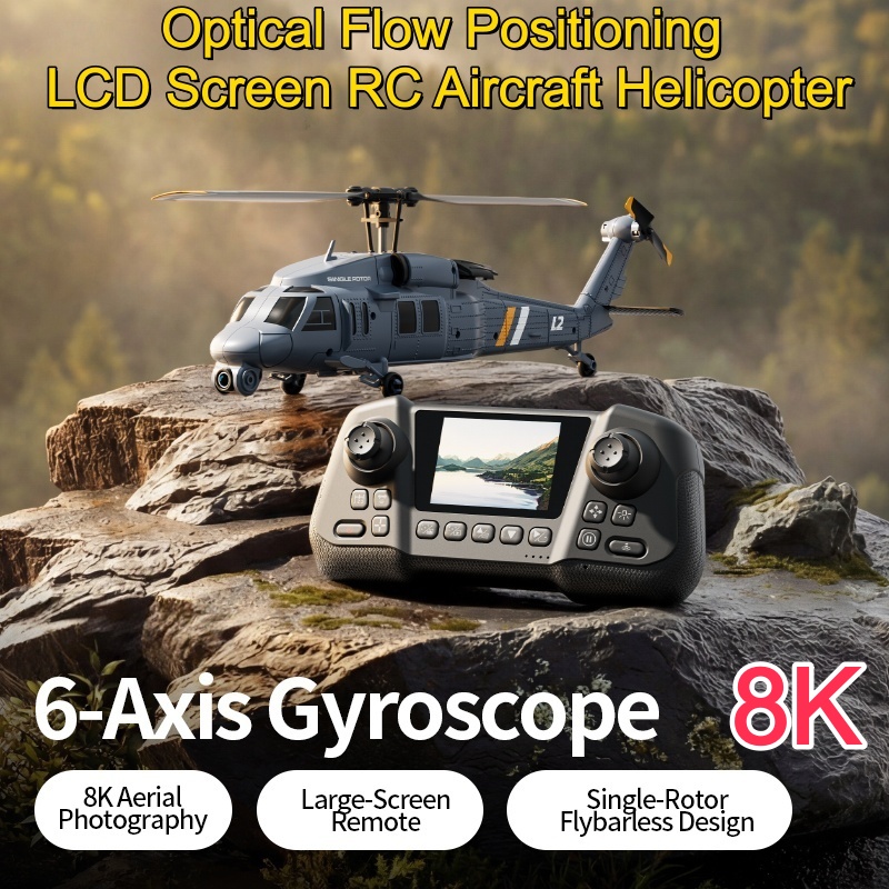 Rc Helicopter Gyro - 8K Flybarless Optischer Fluss Hover LCD-Bildschirm