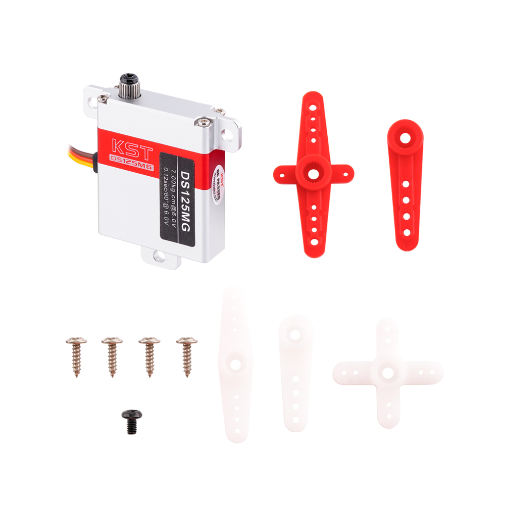 Rc Helicopter Servo - KST DS125MG 6V 10mm Hochdrehmoment 7KG