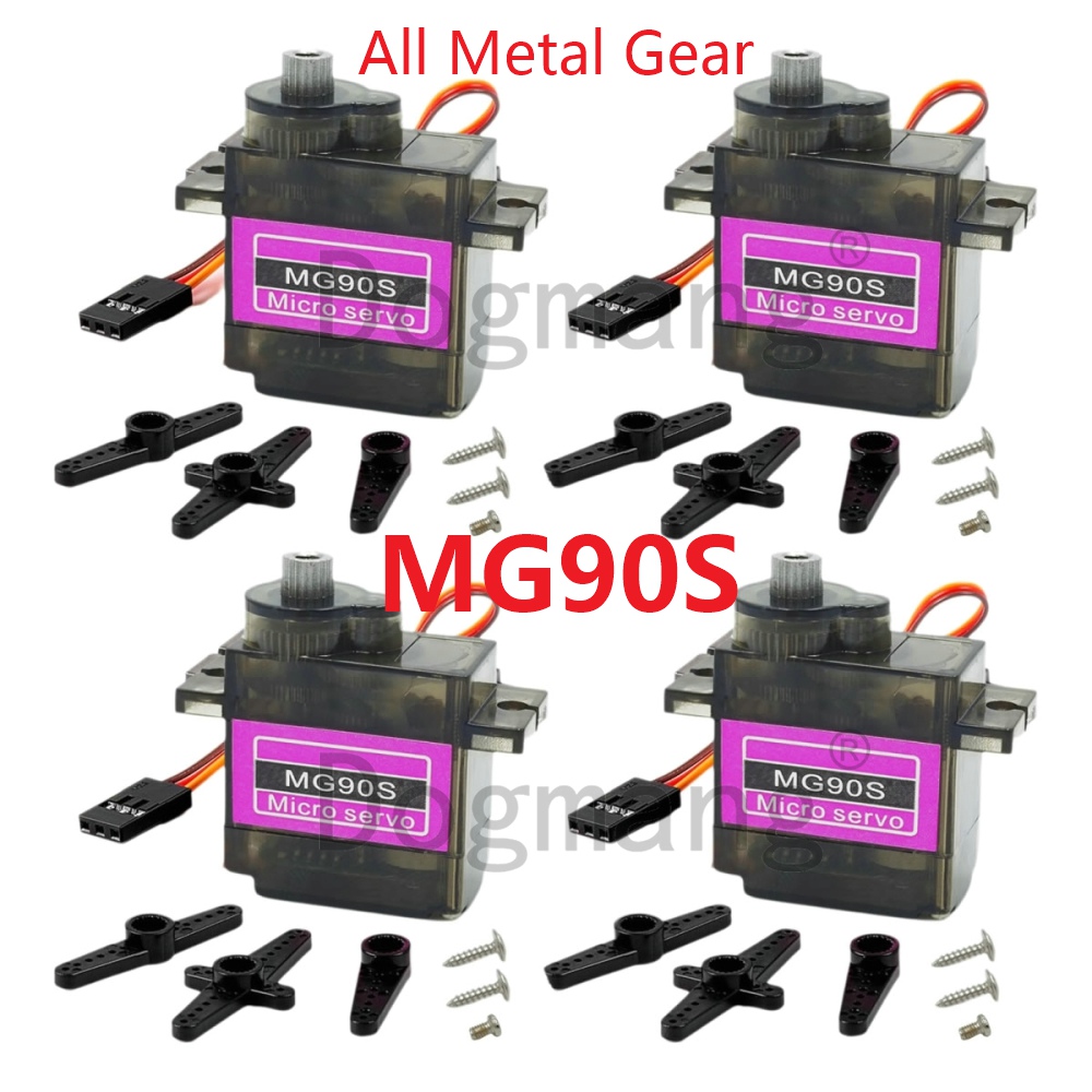 Rc Helicopter Mini - MG90S Servo 1/2/4/10/20/50 Stück Ganzmetallgetriebe 9g