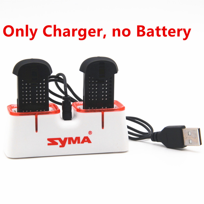 Rc Helicopter Charger - Dual-USB-Schnellladegerät für Syma X22 X22W Drohnenbatterien,