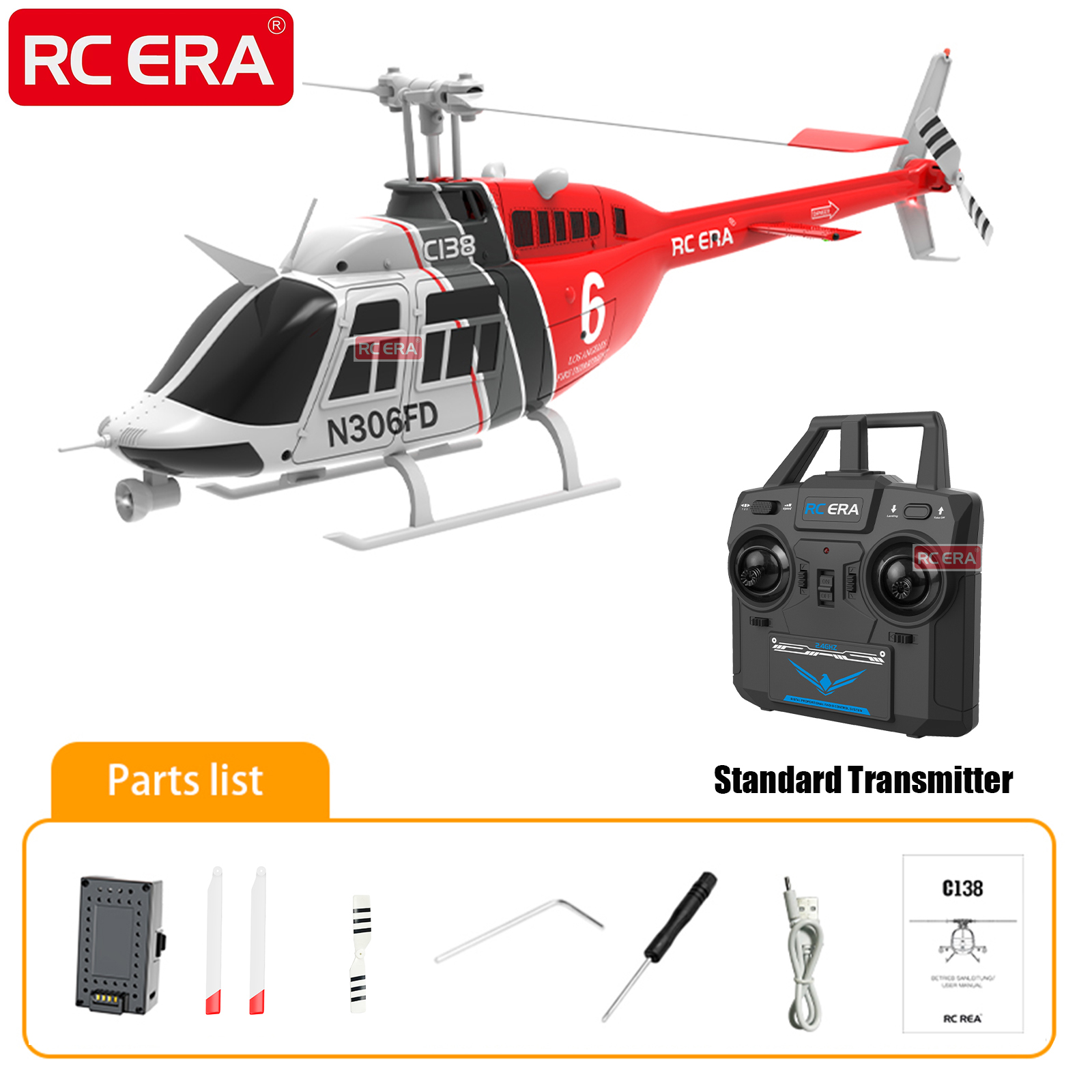 RC ERA C138 BELL 206 Jet Range – Rc Helicopter Gyro Bewertung und Preis
