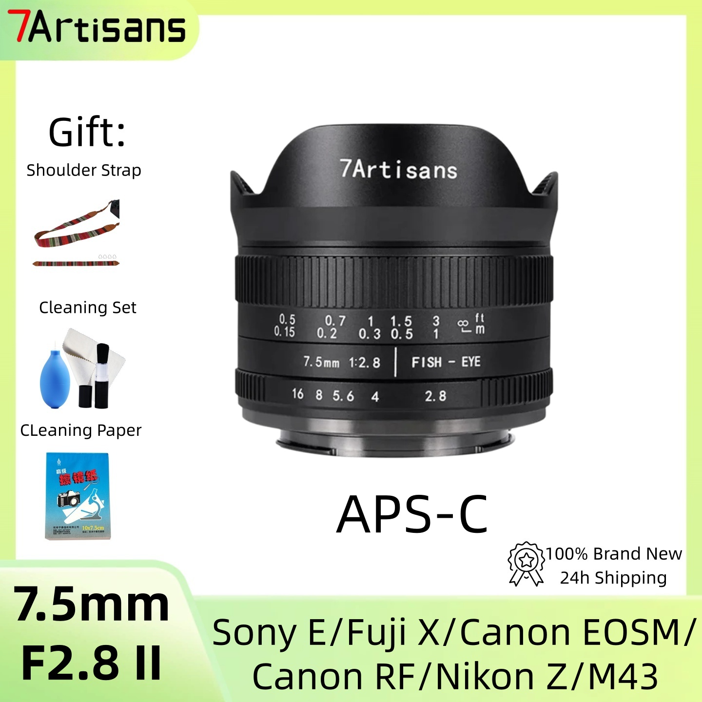 7artisans 7,5mm F2.8 II APS-C  – Canon Camera Eos M50 Mark Ii Bewertung und Preis