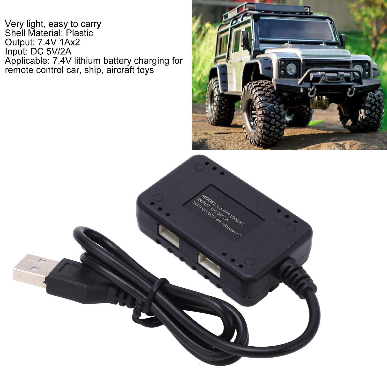 Neue 2-in-1 7,4 V LiPo-Batteri – Holy Stone Drone Hs720 Bewertung und Preis
