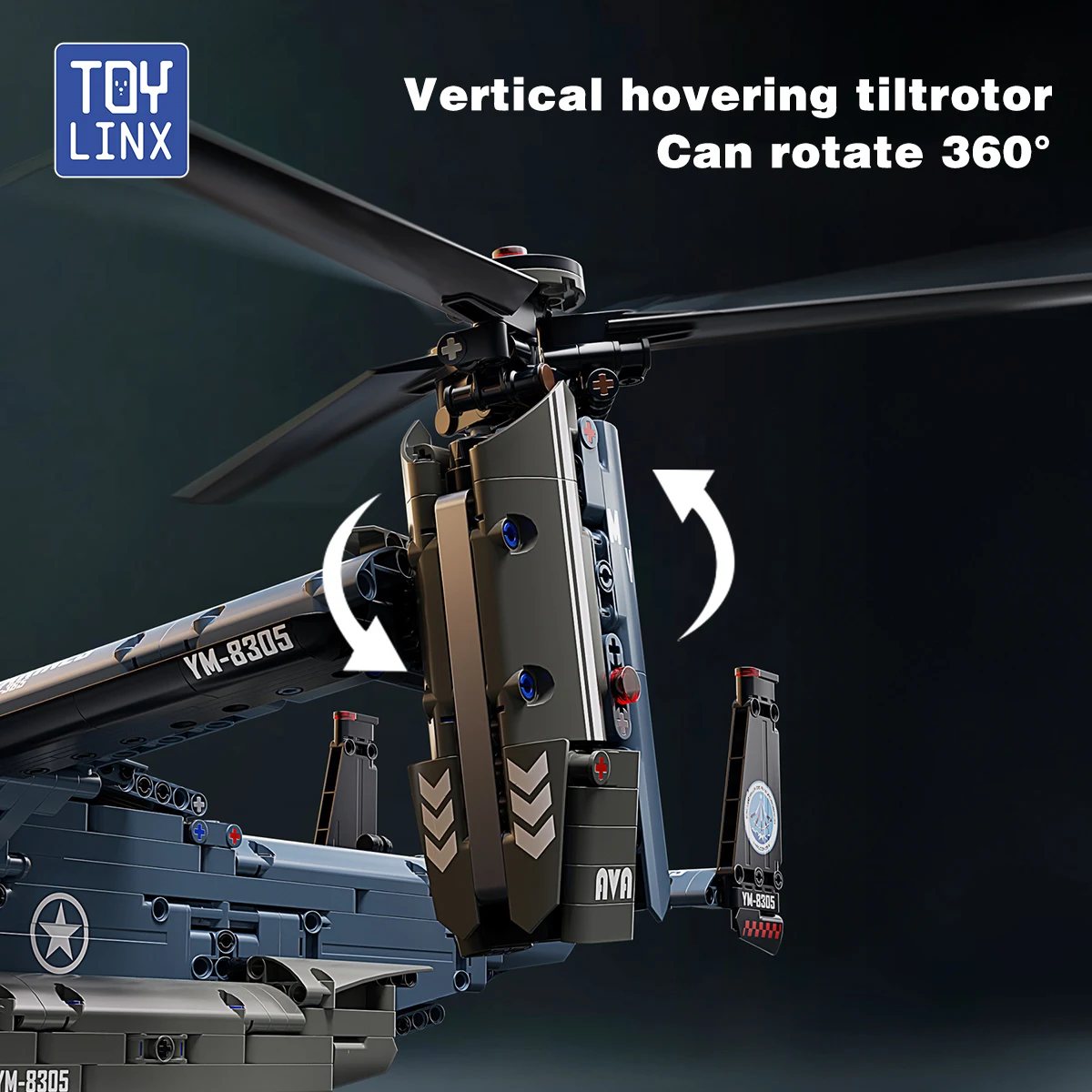Militär V-22 Osprey Tiltrotor  – Jjrc Drone X12 Bewertung und Preis
